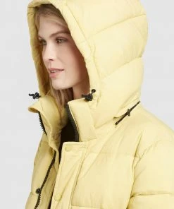 Khujo CORINNA MATT - Abrigo De Invierno - Hellgelb, Mujer -Ofertas KHUJO Tienda 77d6409787a24a5c8884674c975f7557