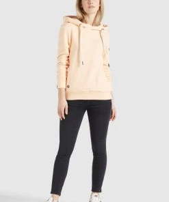 Khujo TESIA - Jersey Con Capucha - Apricot, Mujer -Ofertas KHUJO Tienda 782dfeea936b44c4856c43abaea94534