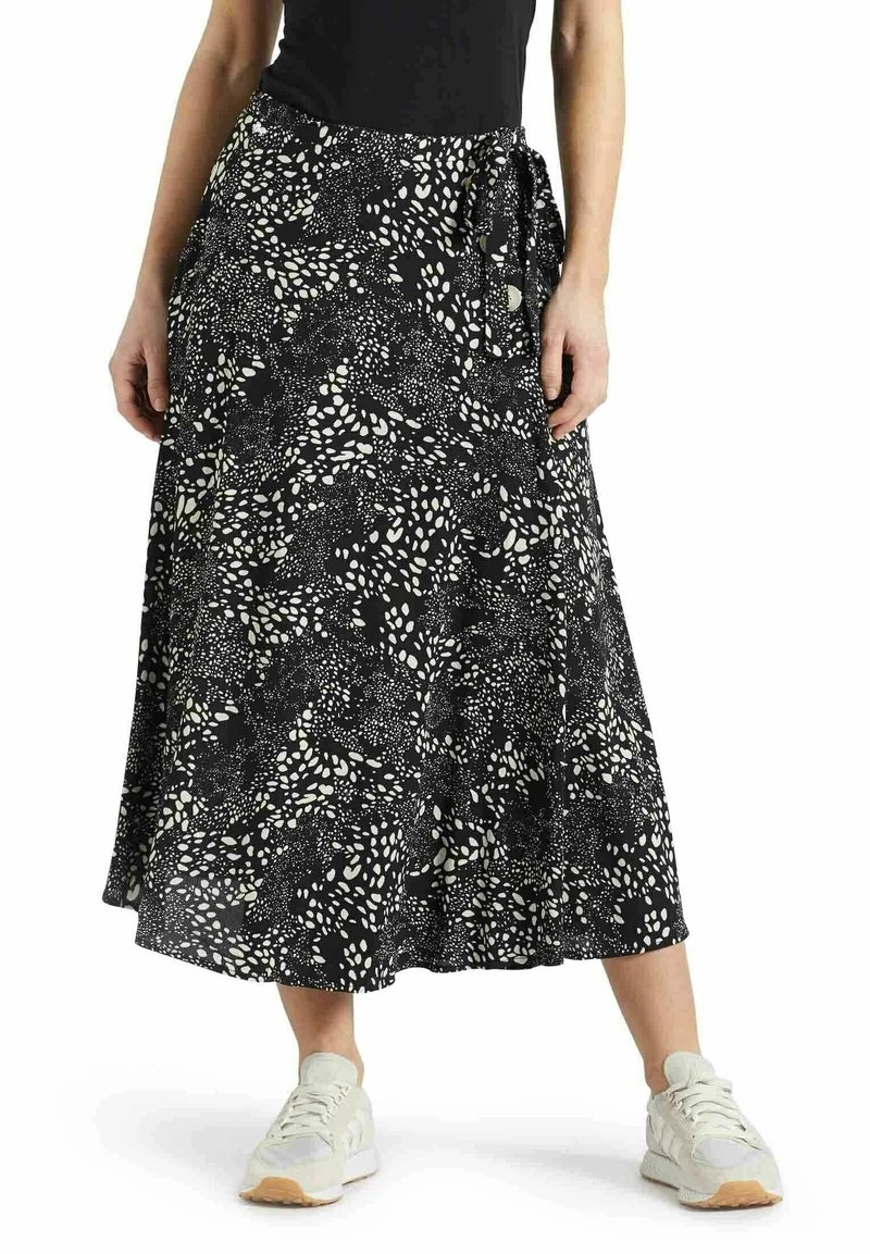 HEPKE - Falda acampanada - schwarz-weiß gemustert Khujo HEPKE - Falda Acampanada - Schwarz-weiß Gemustert, Mujer -Ofertas KHUJO Tienda 7a20a9ae034d4dab979bb027db02dfc1