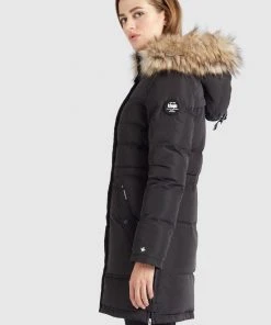 Khujo MELINDRA2 - Abrigo De Invierno - Schwarz, Mujer -Ofertas KHUJO Tienda 7a26ed8cbd0a4ab287255903f3994b61