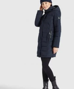 Khujo DELINAS2 - Abrigo De Invierno - Dunkelblau, Mujer 4 Khujo DELINAS2 - Abrigo De Invierno - Dunkelblau, Mujer -Ofertas KHUJO Tienda 7abf62a5a9834d6d80e15e26f50588c1