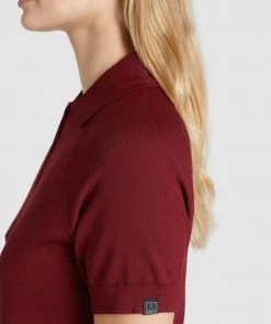 Khujo PANNA - Vestido De Punto - Dunkelrot, Mujer -Ofertas KHUJO Tienda 7b29730160c0439a9caec124eafdfd9e