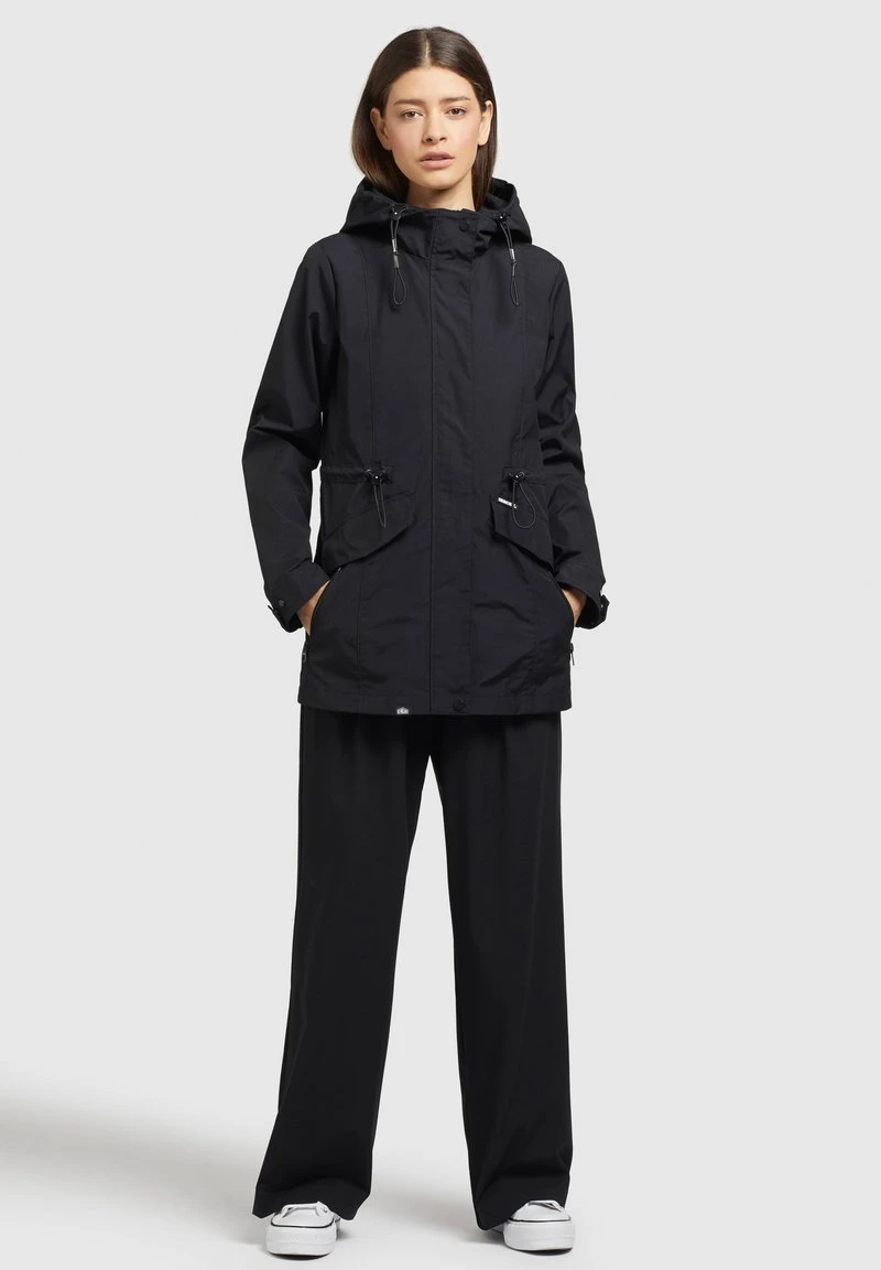 FELINA - Impermeable - schwarz Khujo FELINA - Impermeable - Schwarz, Mujer -Ofertas KHUJO Tienda 7da55b6249ed4eff9a6de703103e5a6e