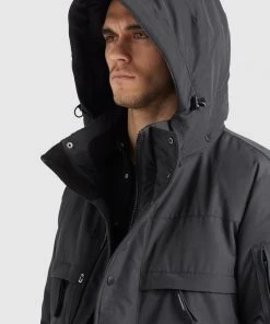 Khujo BOYNTON - Chaqueta De Invierno - Dunkelgrau, Hombre -Ofertas KHUJO Tienda 7e48b64aeadb4ee19a494924863e9bf9