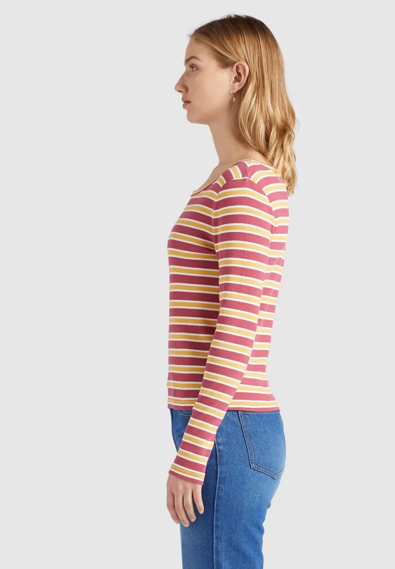 SICHUAN - Camiseta de manga larga - rosa-ocker gestreift Khujo SICHUAN - Camiseta De Manga Larga - Rosa-ocker Gestreift, Mujer -Ofertas KHUJO Tienda 7e8562096fbe4aeb98f2c38cb999421a