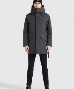 Khujo DANCER - Abrigo De Invierno - Dunkelgrau, Hombre -Ofertas KHUJO Tienda 7fa663f30e394c12b76bfb25e1780236