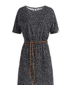 Khujo GABY - Vestido Ligero - Schwarz-weiß Gemustert, Mujer -Ofertas KHUJO Tienda 7fb0b50f6a894104b23fc446f25e6322