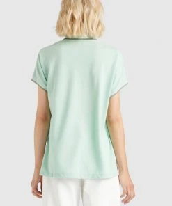 Khujo VELDA - Polo - Mint, Mujer -Ofertas KHUJO Tienda 832e33ff1f4f414aa1dd06c0070d474c