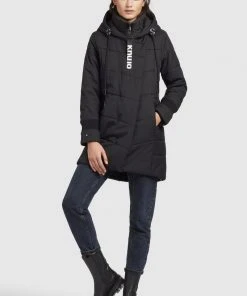 Khujo ELVA STRUCTURED - Abrigo De Invierno - Schwarz, Mujer -Ofertas KHUJO Tienda 8342645c2ff14e8c8528d472f8557252