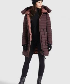 Khujo NIANA MATT - Abrigo De Invierno - Weinrot, Mujer 5 Khujo NIANA MATT - Abrigo De Invierno - Weinrot, Mujer -Ofertas KHUJO Tienda 848951d18a22462284e0f428121db37c