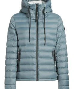 Khujo LOVINA2 SHINE - Chaqueta Fina - Blaugrau, Mujer -Ofertas KHUJO Tienda 84945f19ba764900bc862d45a9952d54