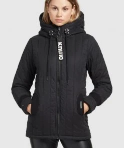 Khujo TWEETY PRIME5 PEACHED - Chaqueta De Entretiempo - Schwarz, Mujer