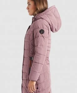 Khujo DELINAS - Abrigo De Invierno - Beige-rosa, Mujer -Ofertas KHUJO Tienda 85859cfaa9ce4d1da9c66534ff2c24d5