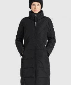 Khujo NETTE - Abrigo De Invierno - Schwarz, Mujer