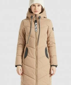 Khujo ARIBAY PEACHED - Abrigo De Invierno - Beige, Mujer