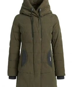 Khujo SHERMA2 - Abrigo De Invierno - Oliv, Mujer -Ofertas KHUJO Tienda 8693ad3cbd3b4792b81839db46b3c3fd