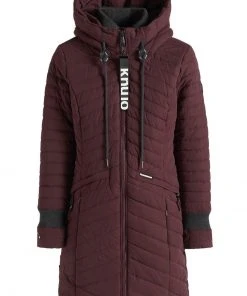 Khujo TOOTS PEACHED - Abrigo De Invierno - Weinrot, Mujer -Ofertas KHUJO Tienda 87d2b1e483ef4677bcab6098663cdd37