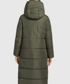 Khujo SOULANI - Abrigo De Invierno - Dunkeloliv, Mujer -Ofertas KHUJO Tienda 8db80bff5da34fe1888a87dbe5e30c40