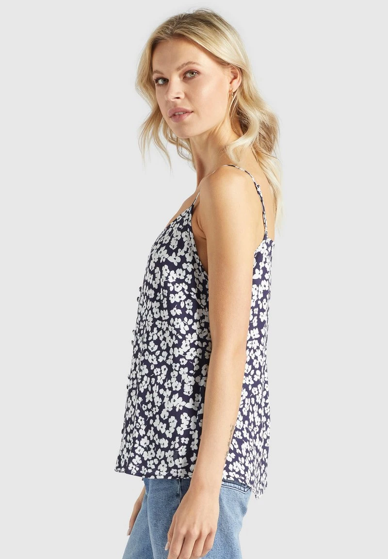 ELLEN - Blusa - dunkelblau weiß geblümt Khujo ELLEN - Blusa - Dunkelblau Weiß Geblümt, Mujer -Ofertas KHUJO Tienda 8e420e301ad549cb8af9b910766d796e