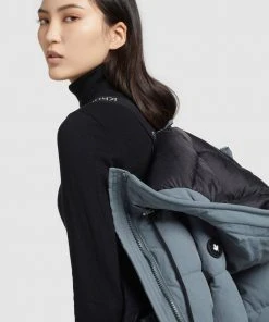 Khujo DORANA - Abrigo De Invierno - Blaugrau, Mujer -Ofertas KHUJO Tienda 90eab4e13db1400580e4c53785633487