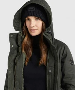 Khujo MANTEL XENIA - Abrigo De Invierno - Dunkelgrün, Mujer 3 Khujo MANTEL XENIA - Abrigo De Invierno - Dunkelgrün, Mujer -Ofertas KHUJO Tienda 914ecdaf39e346df83baef1bc81ab9f5