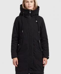 Khujo MARINA - Abrigo De Invierno - Schwarz, Mujer