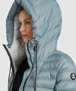 Khujo LOVINA2 SHINE - Chaqueta Fina - Blaugrau, Mujer -Ofertas KHUJO Tienda 94f422d27cce4bd480ba5d5943648b4c