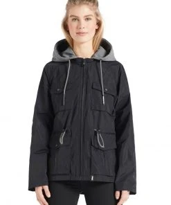 Khujo FAMKE - Chaqueta De Entretiempo - Schwarz, Mujer -Ofertas KHUJO Tienda 95208be8389f48ef9d0200a0aae6736f