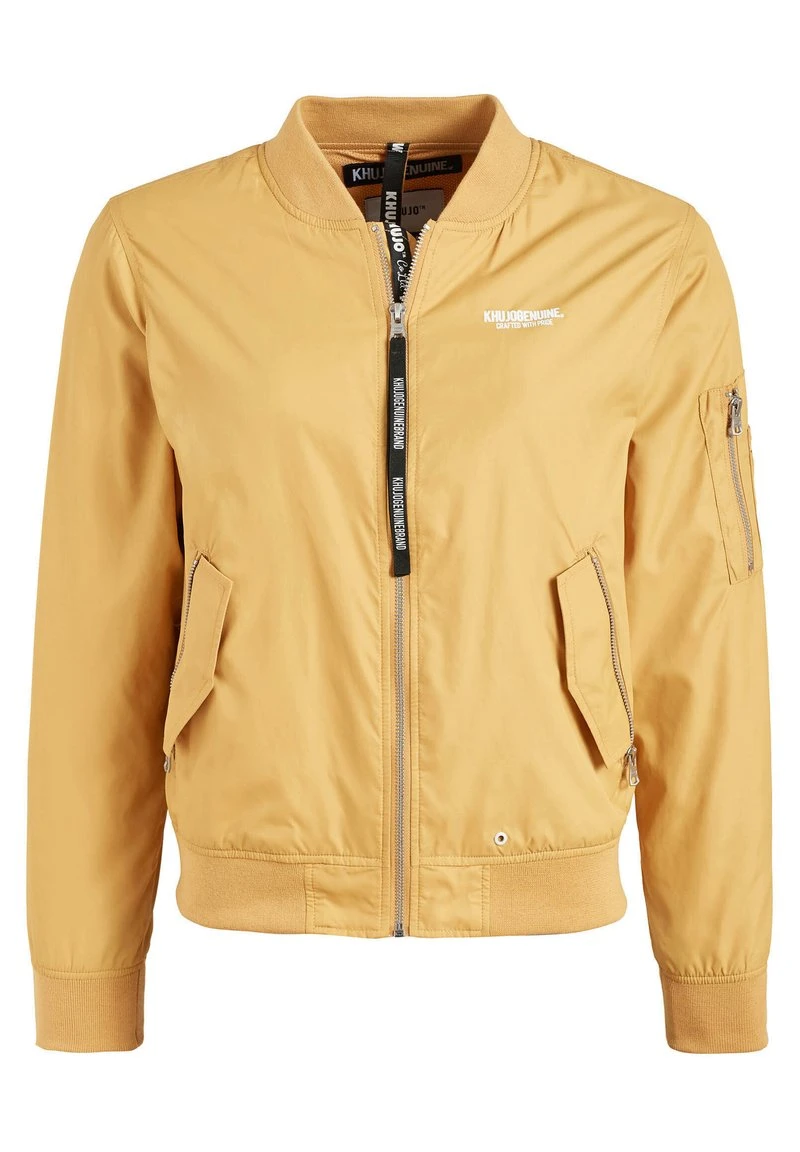 KALIA - Chaquetas bomber - beige/yellow Khujo KALIA - Chaquetas Bomber - Beige/yellow, Mujer -Ofertas KHUJO Tienda 96b8fc9b50704431955a88d74addfc84