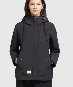 Khujo KAYA - Chaqueta Outdoor - Schwarz, Mujer