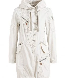 Khujo ZARIA - Parka - Beige/off White, Mujer -Ofertas KHUJO Tienda 982d997b974f42b2bb20b7d67f424d9c
