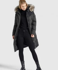 Khujo LUBECK LONG - Abrigo De Invierno - Dunkelgrau, Mujer -Ofertas KHUJO Tienda 98ec67aca8ac40878d323dd007d4238d