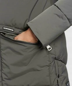 Khujo BINE - Abrigo De Invierno - Graugrün, Mujer -Ofertas KHUJO Tienda 98f2953cd2944286941f3570f994249c