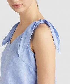 Khujo MEDINA - Blusa - Blau, Mujer -Ofertas KHUJO Tienda 99d40b09180a4da280502f97d4a78b0e