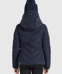 Khujo EIJA2 - Chaqueta De Invierno - Dunkelblau, Mujer -Ofertas KHUJO Tienda 9c9f6e9b90814e17b392be63a3bd6fdd