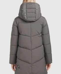 Khujo BINE - Abrigo De Invierno - Graugrün, Mujer -Ofertas KHUJO Tienda 9ccb7133c4b848b5bb056816a499866d