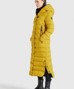 Khujo DIWANA MATT - Abrigo De Invierno - Gelb, Mujer -Ofertas KHUJO Tienda 9e094a27190b40db9ce768de8d2dfa1f