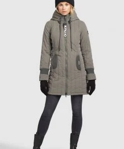 Khujo MANTEL JERRY PRIME - Abrigo De Invierno - Mint, Mujer