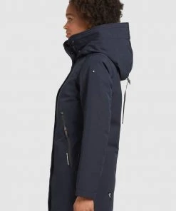Khujo VIONA2 - Abrigo De Invierno - Dunkelblau, Mujer -Ofertas KHUJO Tienda 9ff3672e42c44fbca2911e44dee5b3a1