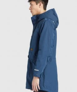 Khujo SPECTER - Parka - Blue Denim, Hombre -Ofertas KHUJO Tienda a01f5588050940a998e304105f7e8948