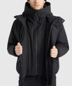 Khujo MARSANS - Chaqueta De Invierno - Schwarz, Hombre -Ofertas KHUJO Tienda a04b15602d4c4ae7b80ae485c6039c3c