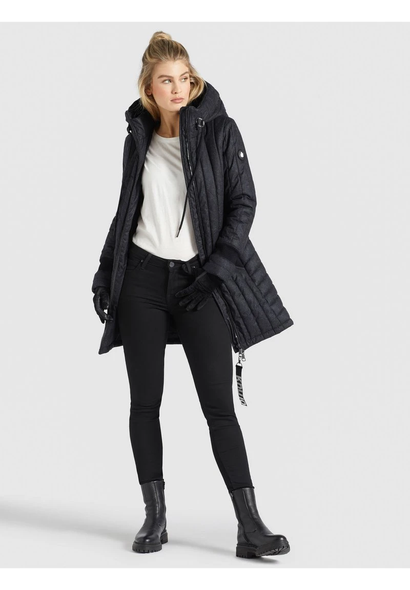 JERRY PRIME5 SALTNPEPPER - Abrigo de invierno - schwarz-weiß aop Khujo JERRY PRIME5 SALTNPEPPER - Abrigo De Invierno - Schwarz-weiß Aop, Mujer -Ofertas KHUJO Tienda a0b2933d6a9c4119a912d23ec4a8a76c