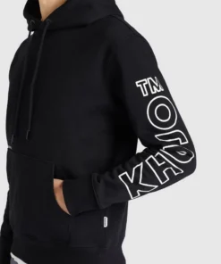 Khujo RODNEY - LOGO - Jersey Con Capucha - Black, Hombre -Ofertas KHUJO Tienda a0f085a2b59148329add4f4f62f5e88f