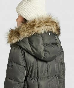 Khujo IRELIA - Abrigo De Invierno - Graugrün, Mujer -Ofertas KHUJO Tienda a1df0aa862394f42bceb3580f9238632