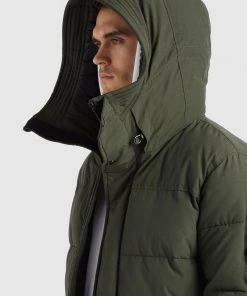 Khujo BARAT - Chaqueta De Invierno - Dunkelgrün, Hombre -Ofertas KHUJO Tienda a3c569c781b147b8bcae0af4d77d9748