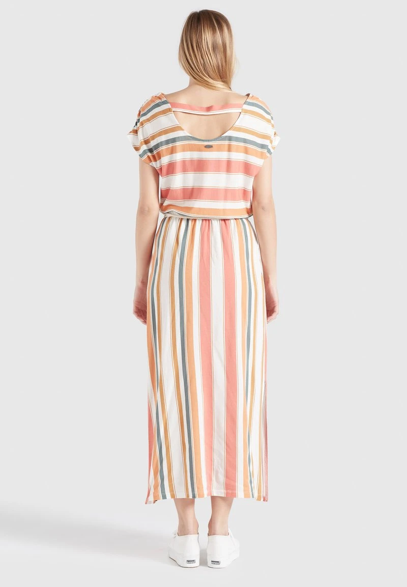 DOREEN - Vestido largo - mehrfarbig gestreift Khujo DOREEN - Vestido Largo - Mehrfarbig Gestreift, Mujer -Ofertas KHUJO Tienda a40a2b10c0e2483aa03776b4d99e820c