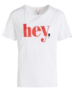Khujo BANANI HEY - Camiseta Estampada - Weiß, Mujer -Ofertas KHUJO Tienda a4cd7959b4de49c99b5ccee0bbd2f2ce