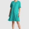 Khujo AVARU - Vestido Informal - Grün, Mujer