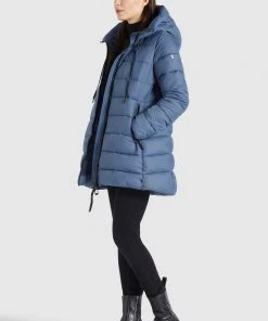 Khujo YACI - Abrigo De Invierno - Blau, Mujer -Ofertas KHUJO Tienda a54a72ce13d54c0588087e9cd251bd2a
