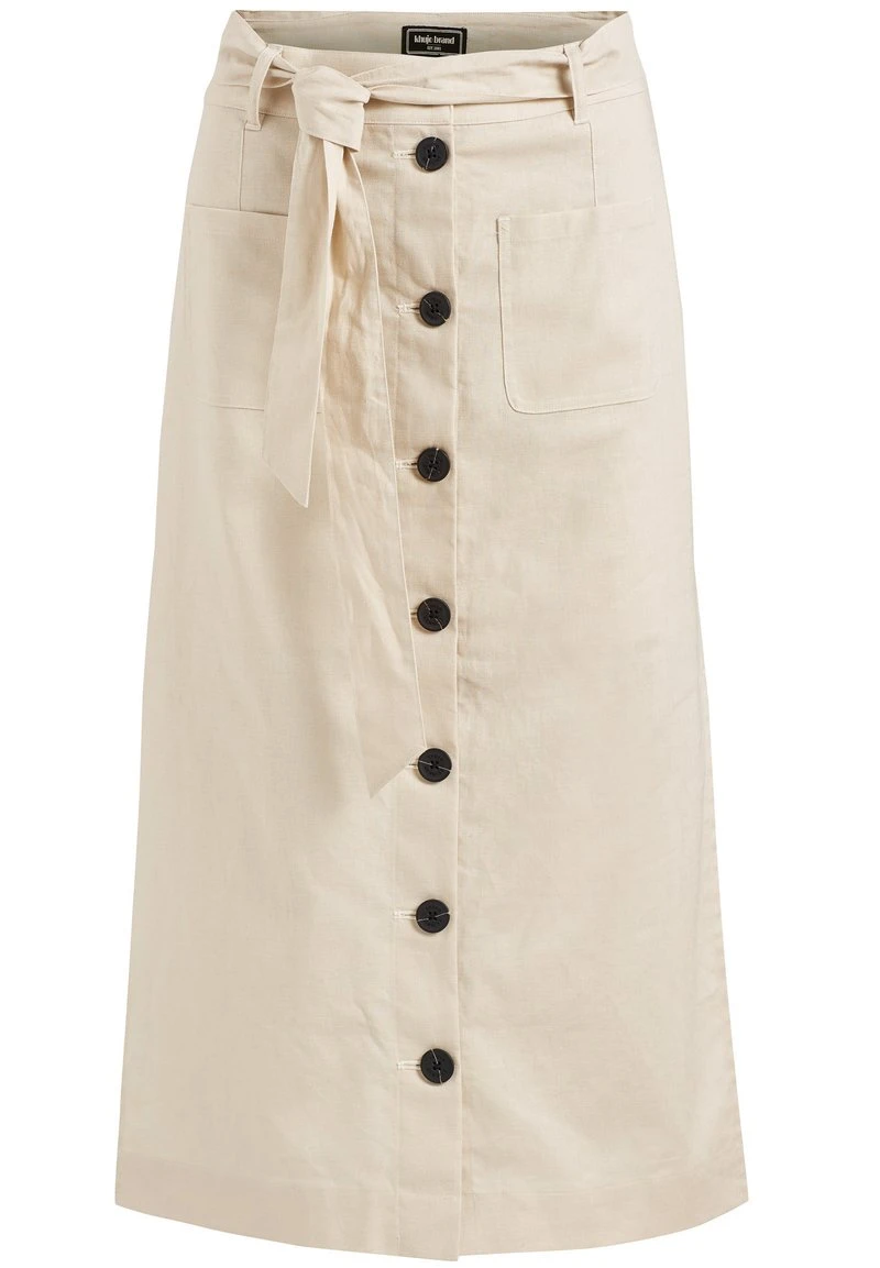 VARSHA - Falda acampanada - beige Khujo VARSHA - Falda Acampanada - Beige, Mujer -Ofertas KHUJO Tienda a5cfe97aefda432b89731e701010d57c